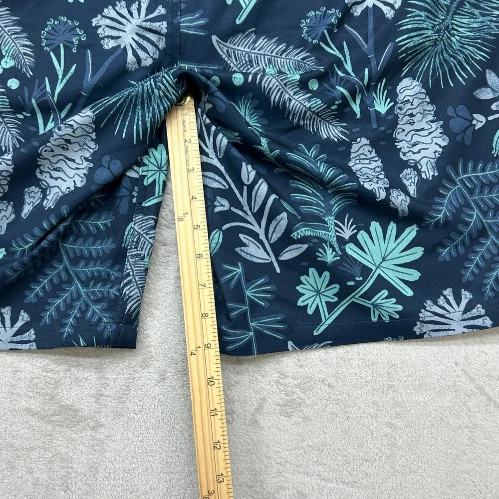 The North Face Class V Shorts Mens 36 Blue Floral Botanical NF0A3BDN Hiking